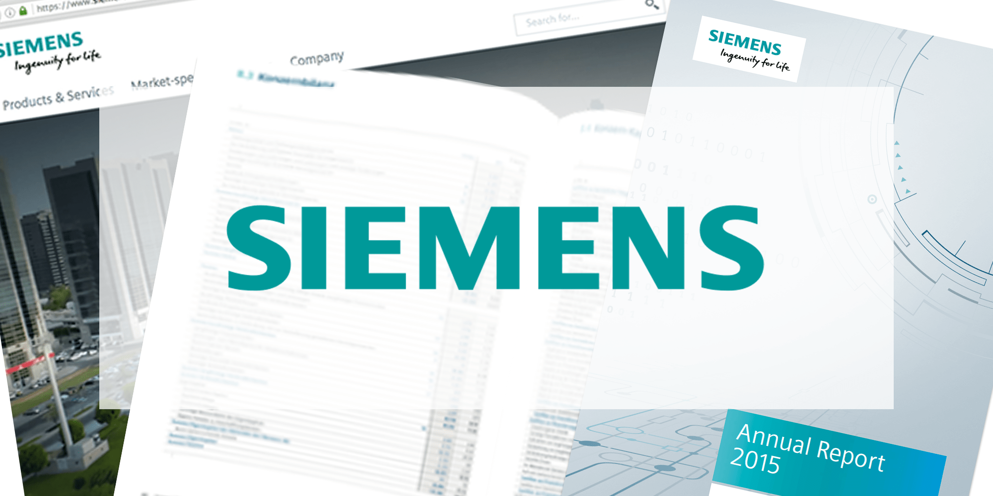 Efficient annual report production at SIEMENS vjoon