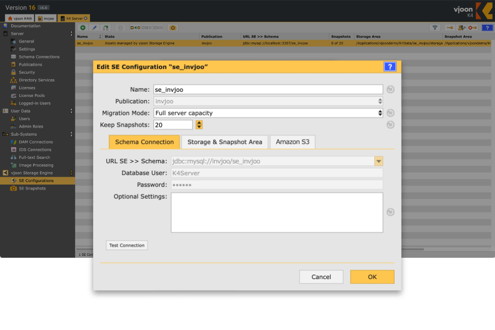 vjoon Storage Engine