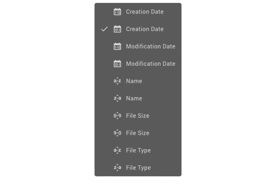 NewFeatureImage_svn_SortAssets vjoon seven enhances sorting of assets
