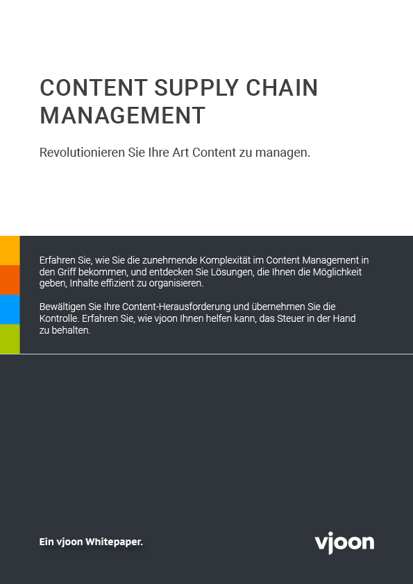 vjoon Whitepaper Content Supply Chain DE Whitepaper Content Supply Chain Management